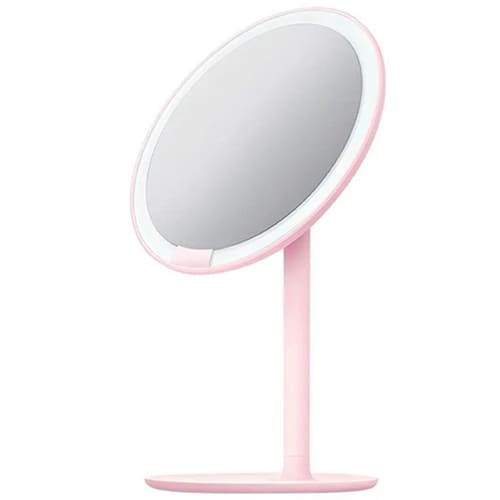 Зеркало для макияжа с подсветкой Amiro LED Lightting Mirror Mini Series AML004J (Розовый) - фото 1 - id-p189873233