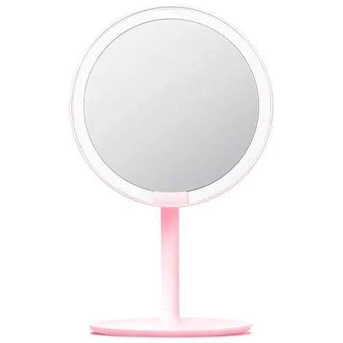Зеркало для макияжа с подсветкой Amiro LED Lightting Mirror Mini Series AML004J (Розовый) - фото 2 - id-p189873233