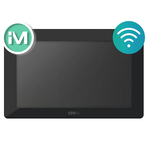 Монитор видеодомофона CTV-iM Cloud 7" черный/белый с сенсорным дисплеем - фото 3 - id-p189874215