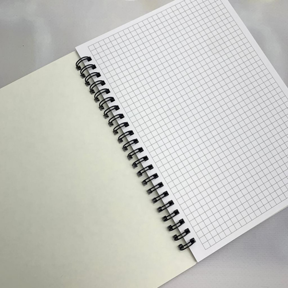 Блокнот для записей Авокадо в клетку с картонной обложкой (А5, спираль, 50 листов, 90гр/м2) - фото 9 - id-p189874614