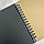 Скетчбук блокнот с плотными листами Sketchbook 5 видов бумаги (белая, клетка, чёрная, крафтовая, в точку, А5,, фото 7