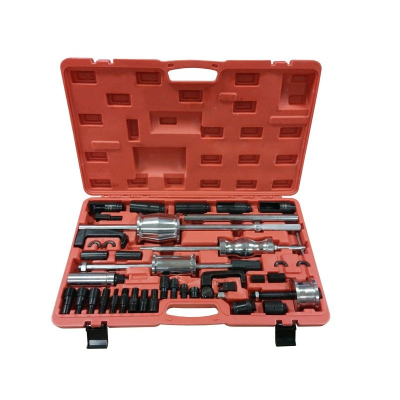 Набор инструментов для снятия дизельных форсунок с обратными молотками, головками и резьбовыми - фото 1 - id-p189874765