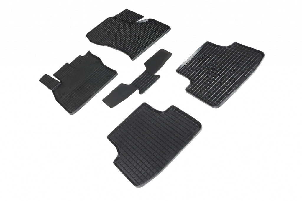 Резиновые коврики салона Сетка для Skoda Octavia A8 2020- Черные