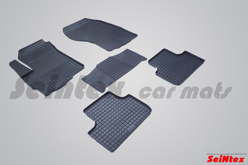 Резиновые коврики салона Сетка для Mitsubishi ASX 2010- Черные