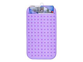 Коврик для ванной, прямоугольный с пузырьками, 67х37 см, фиолетовый, PERFECTO LINEA