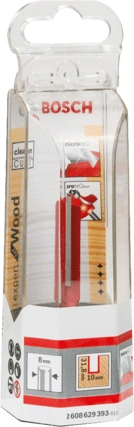 Фреза пазовая Bosch Expert for Wood S8/D10/L25.4 мм (2608629392), фото 2