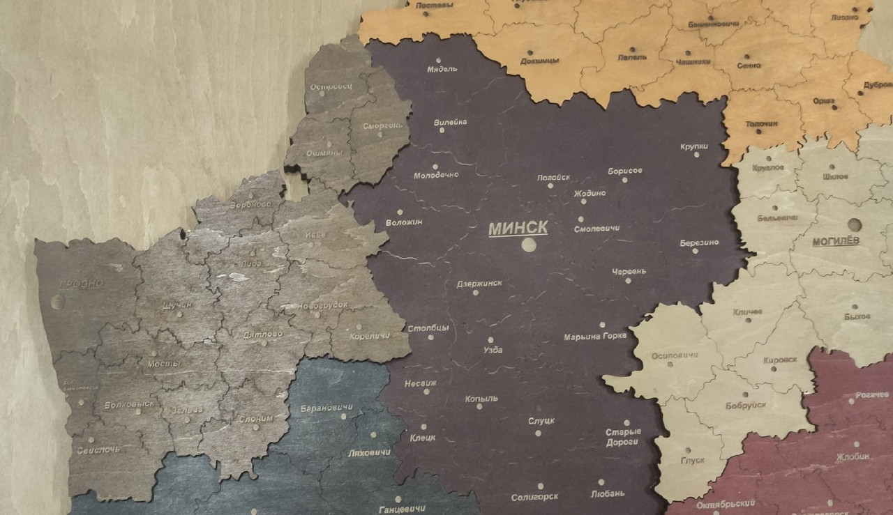 Деревянная карта Беларуси - фото 4 - id-p189883098