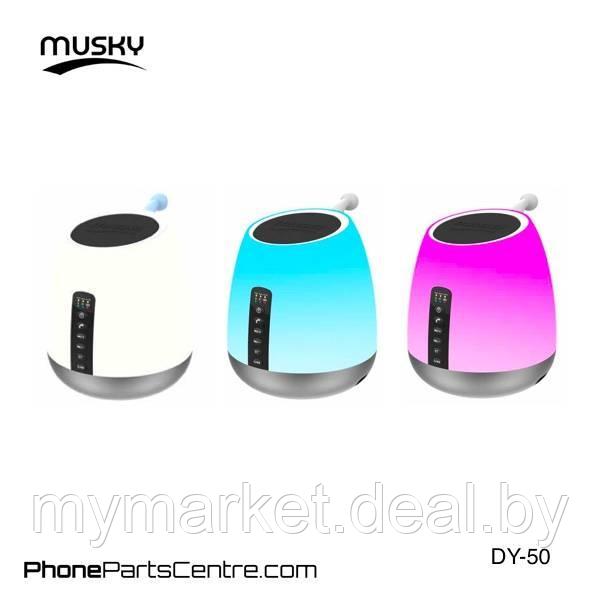 Портативная колонка MUSKY DY50 LED Light, Bluetooth - фото 3 - id-p189884831