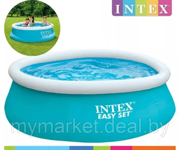 Бассейн надувной для дачи Intex Easy Set 183x51 см 28101NP - фото 2 - id-p189886501