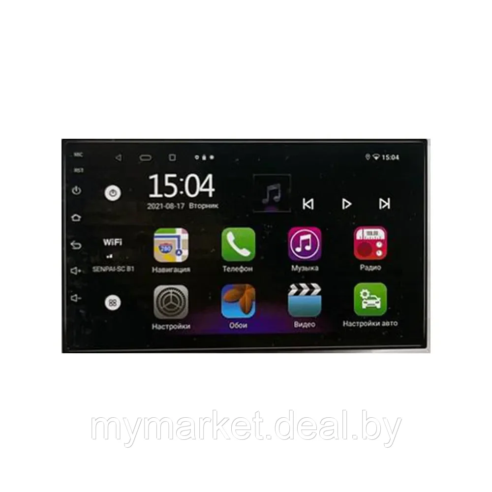 Автомагнитола сенсорная 2 Din Pioneer.OK 7 дюймов 1024х600 AH-7233 Android 2/32GB Android 12 + рамка - фото 3 - id-p189887899