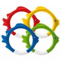 Разноцветные кольца-рыбки для подводной игры Intex