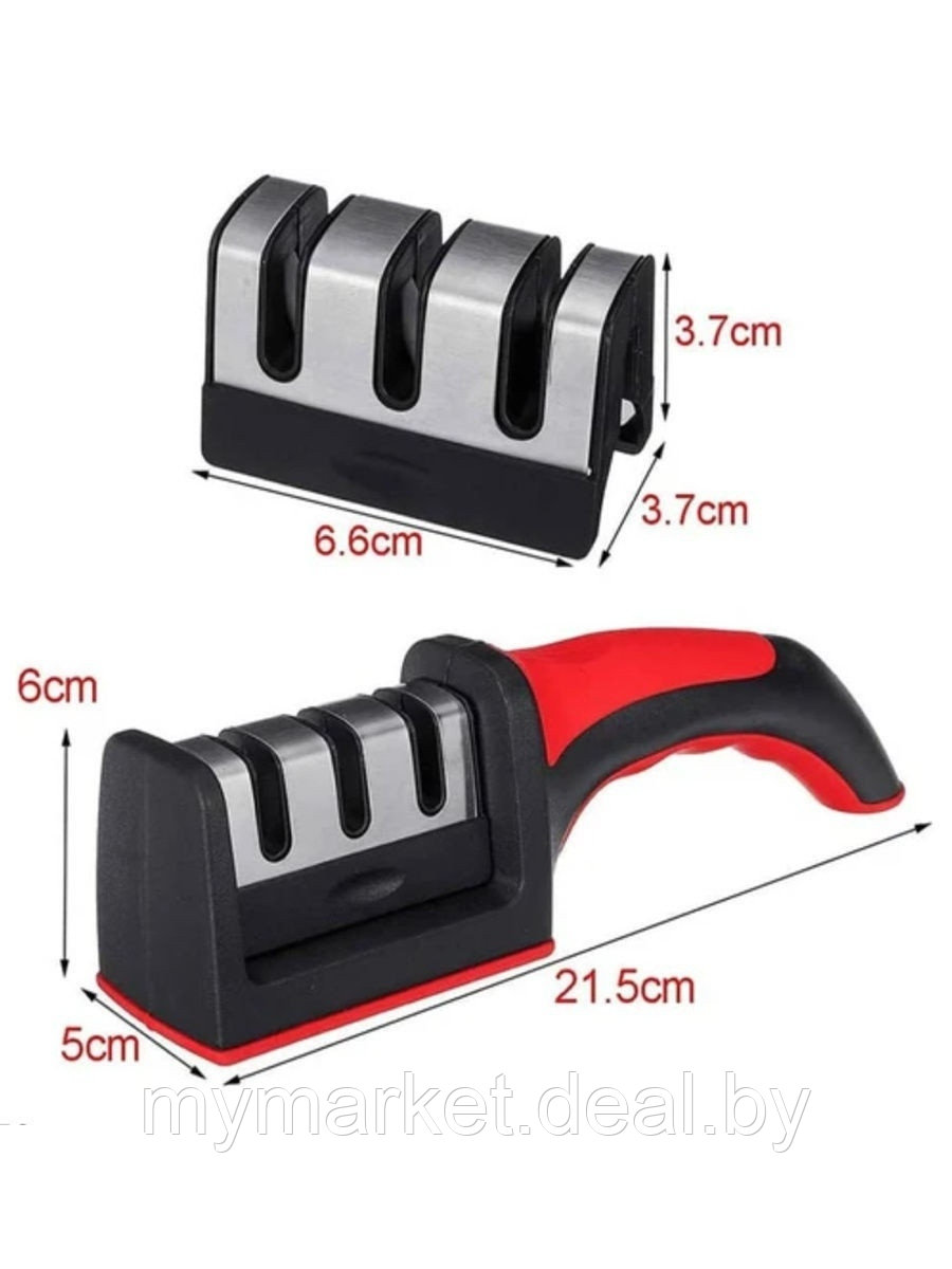 Точилка для ножей (ножеточка) трёхзонная настольная Sharpener RS-168 - фото 7 - id-p189886763