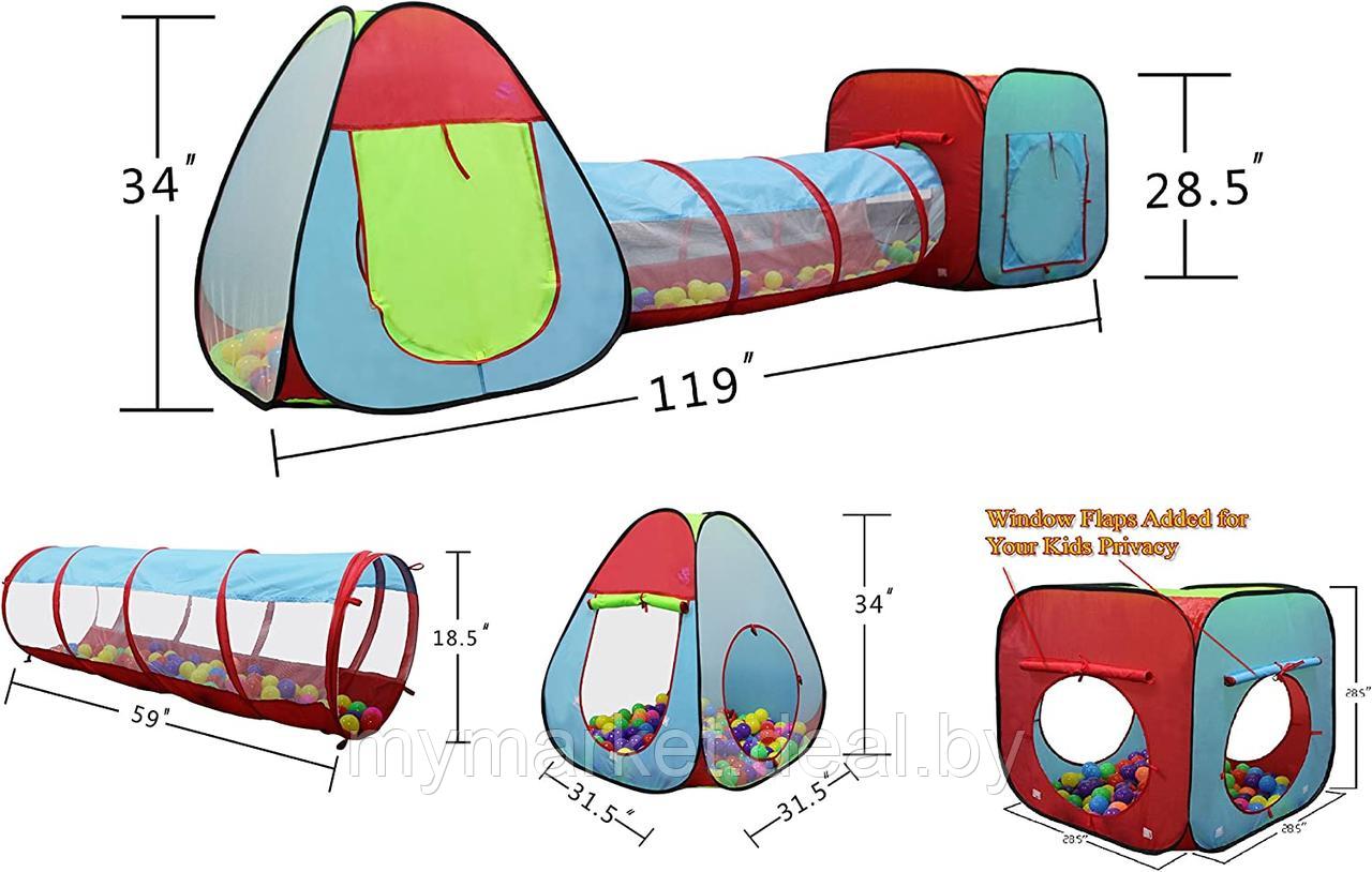 Детская палатка / Игровой домик / Детский домик / Игровая палатка - фото 2 - id-p189887928