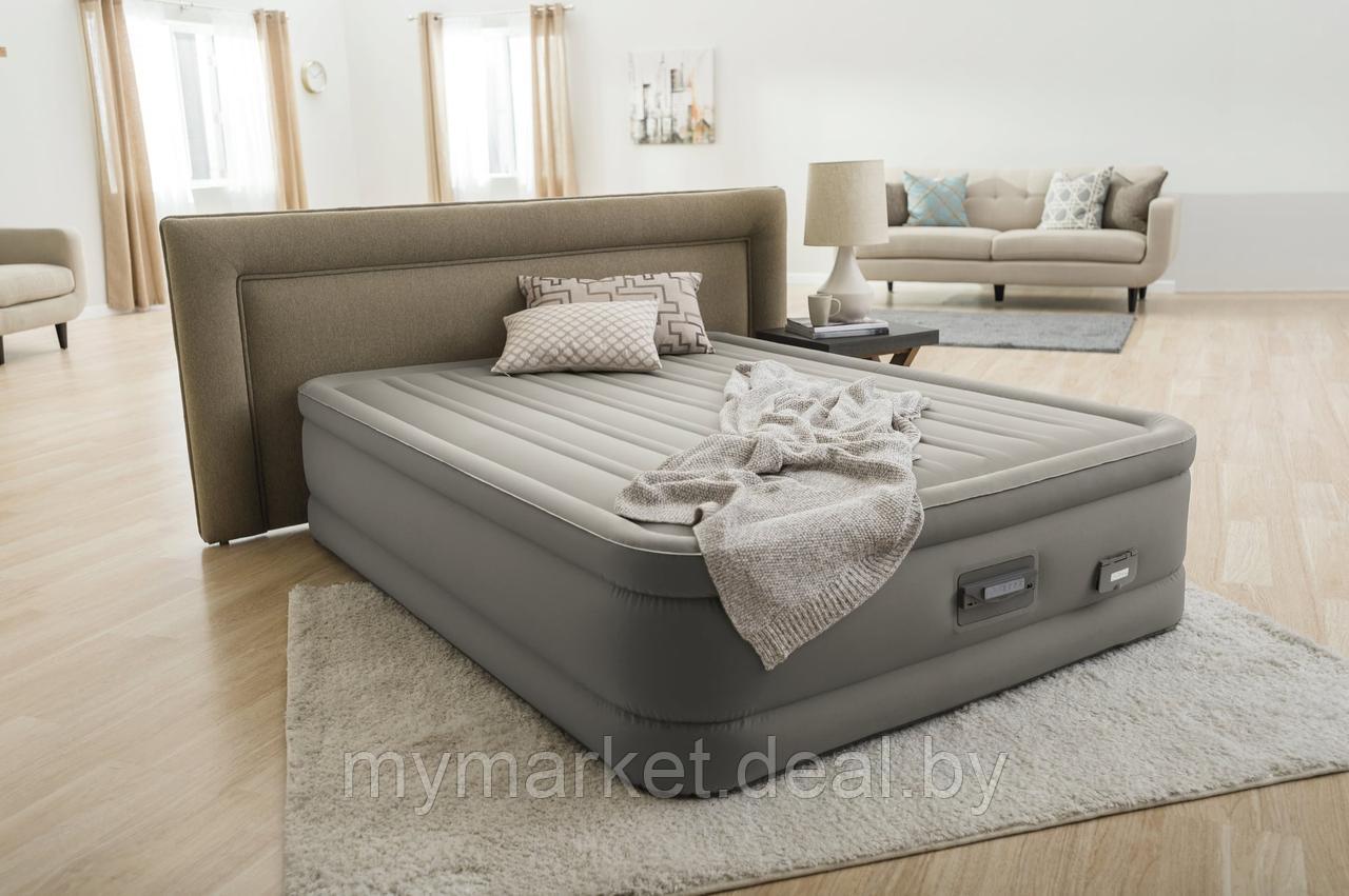 Надувная кровать Intex Dream Support 203x152x46 см - фото 6 - id-p189886802