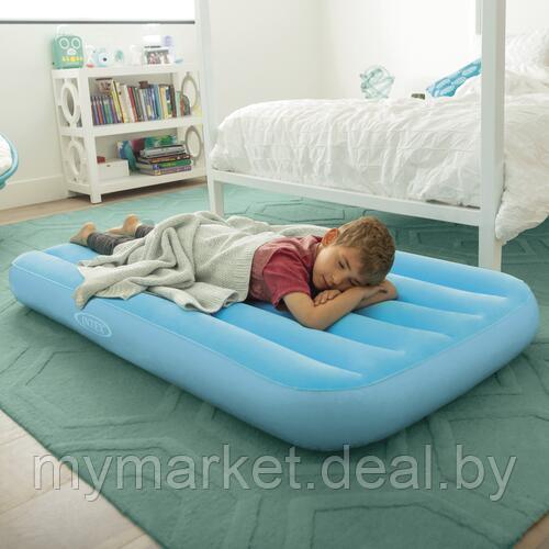 Надувной детский матрас-кровать Intex Cozy Kidz 157x88x18 см - фото 2 - id-p189886818