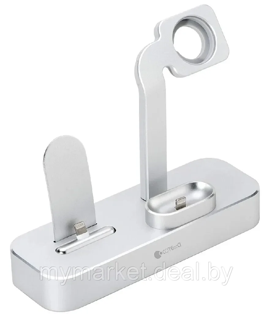 Беспроводная зарядка 3 в 1 Multifunction Charging Stand (iPhone+Apple Watch+AirPods) - фото 3 - id-p189886837