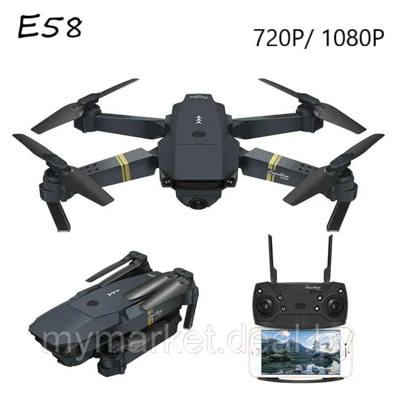 Квадрокоптер Drone Eachine E58 - фото 1 - id-p189887996