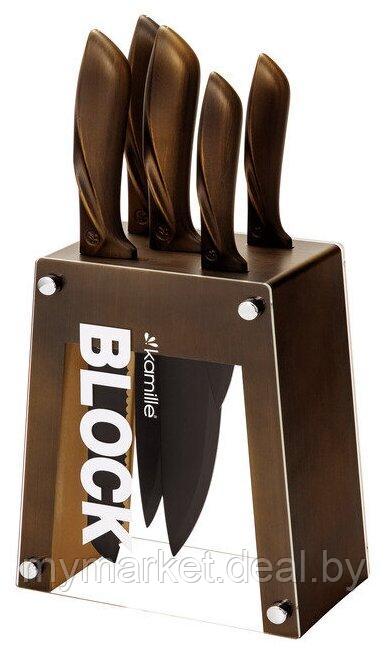 Набор кухонных ножей на подставке 5166 - фото 1 - id-p189885031