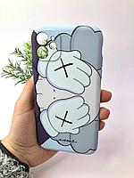 Силиконовый светящийся в темноте чехол KAWS, Iphone 11