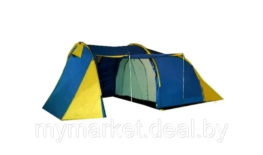 4-х местная туристическая палатка lanyu LY-1710 / 4х-местная туристическая палатка с коридором - фото 2 - id-p189886997