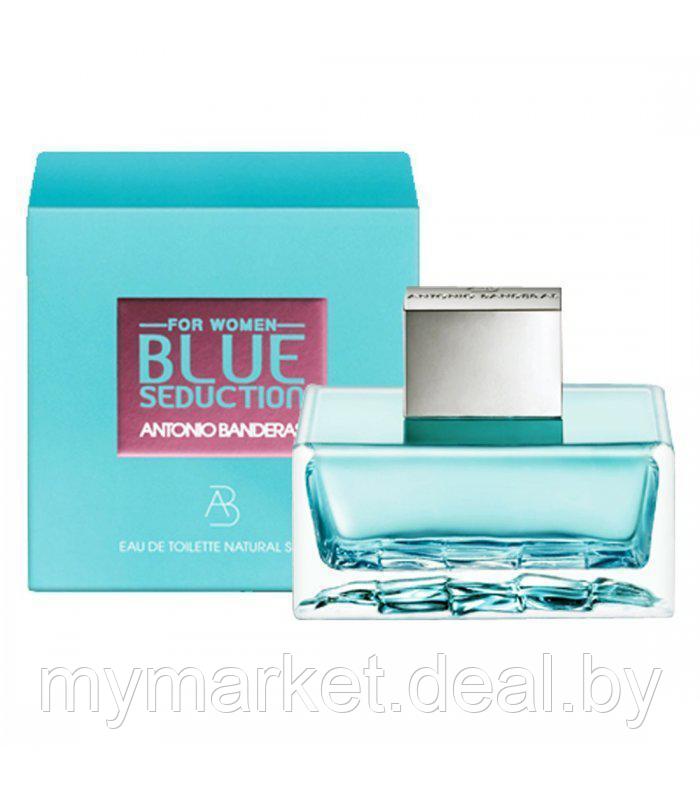 Женская туалетная вода Antonio Banderas Blue Seduction 80ml (ORIGINAL) - фото 2 - id-p189885207