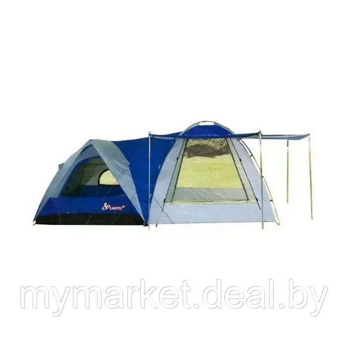 4-х местная туристическая палатка lanyu LY-1706 / 4х-местная туристическая палатка с коридором - фото 3 - id-p189887016