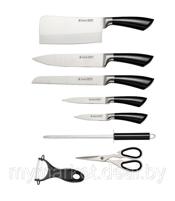 Набор ножей на подставке KK-011 9пр - фото 2 - id-p189885229