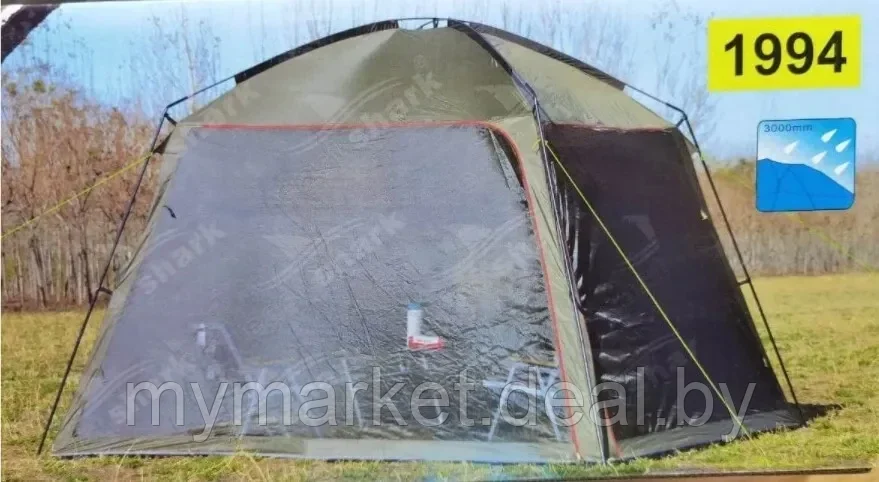Палатка - шатер с москитной сеткой LANYU LY-1994, для туризма и отдыха на природе - фото 4 - id-p189887031
