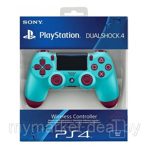 Геймпад - джойстик для PS4 беспроводной DualShock 4 Wireless Controller (Бирюзовый) - фото 2 - id-p189885262