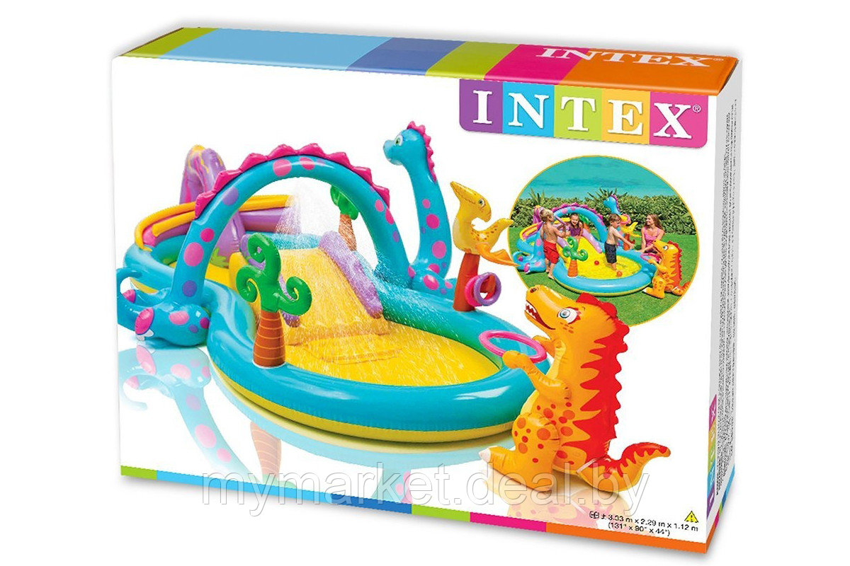 Водный игровой центр Intex Динолэнд (57135NP, 302х229х112 см) - фото 10 - id-p189887058