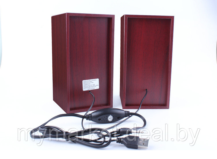 Компьютерные колонки USB 2.0 Multimedia speaker T-003 для компьютера и ноутбука - фото 5 - id-p189885367