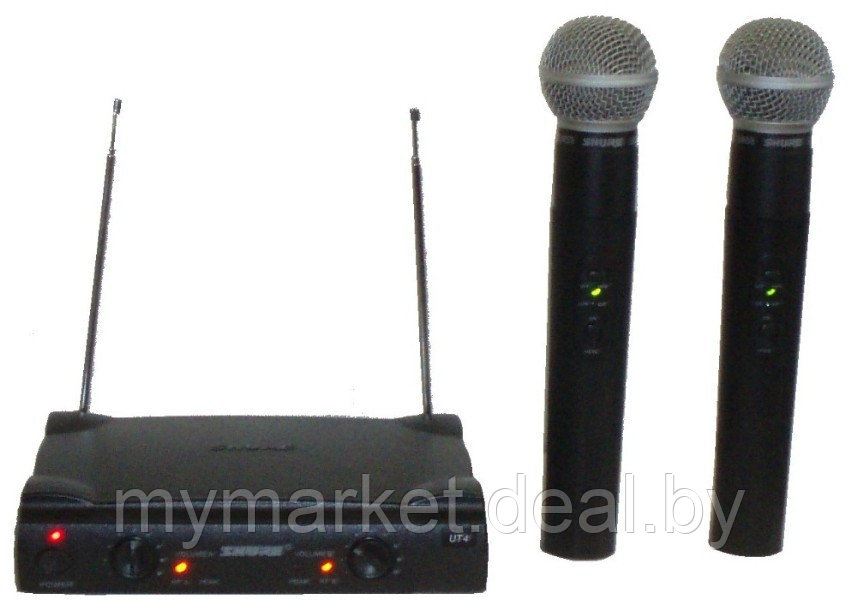 Вокальная радиосистема с двумя микрофонами Караоке Shure SM58 - фото 4 - id-p189885372