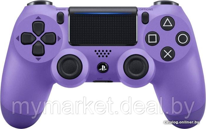 Геймпад - джойстик для PS4 беспроводной DualShock 4 Wireless Controller (фиолетовый) - фото 3 - id-p189885492