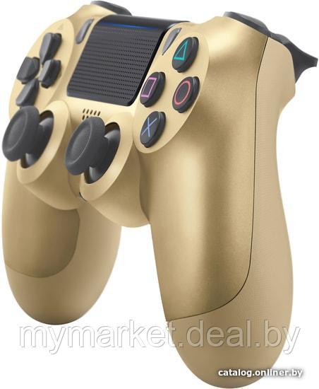 Геймпад - джойстик для PS4 беспроводной DualShock 4 Wireless Controller (золотой) - фото 1 - id-p189885493