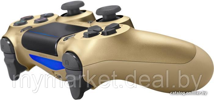 Геймпад - джойстик для PS4 беспроводной DualShock 4 Wireless Controller (золотой) - фото 2 - id-p189885493