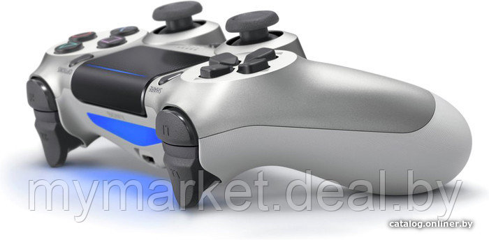 Геймпад - джойстик для PS4 беспроводной DualShock 4 Wireless Controller (серебристый) - фото 2 - id-p189885498