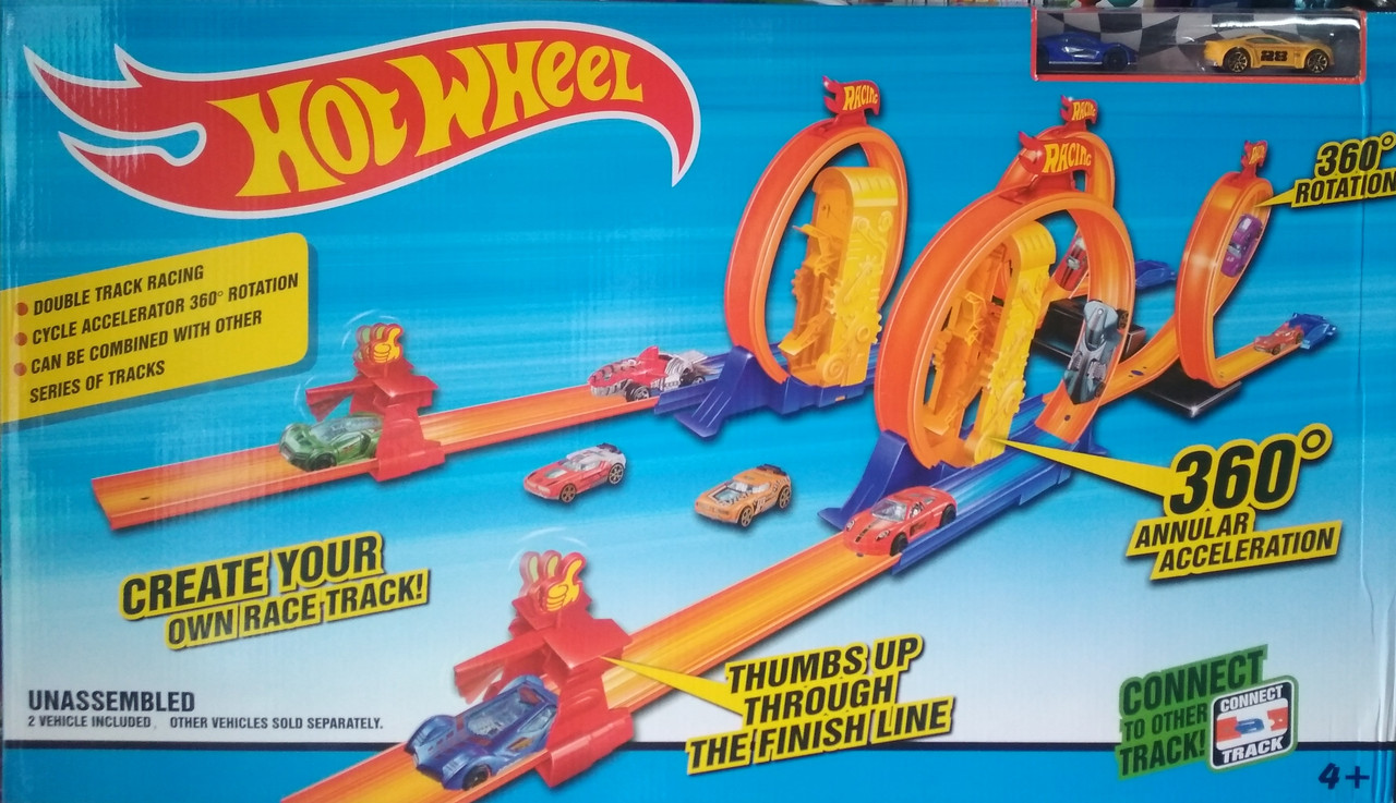 Трек Хот Вилс (Hot Wheel) кольцо с трамплином аналог арт.3315