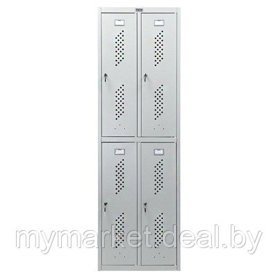 Шкаф металлический / Шкаф для раздевалок ПРАКТИК LS-22 для одежды - фото 4 - id-p189887473