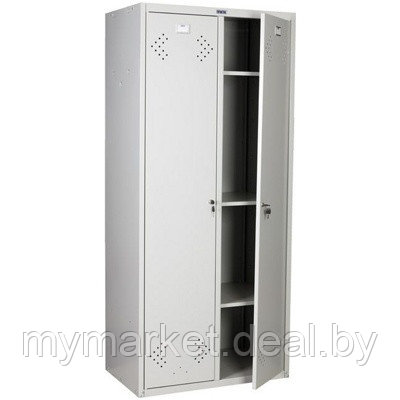 Шкаф металлический / Шкаф для раздевалок ПРАКТИК LS-21-80U для одежды - фото 3 - id-p189887486