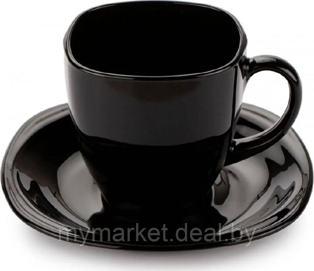Чайный сервиз на 6 персон Luminarc CARINE BLACK P4672 - фото 3 - id-p189888724