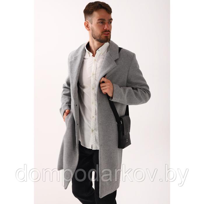 Планшет мужской на молнии, наружный карман, длинный ремень, цвет чёрный - фото 6 - id-p189897902