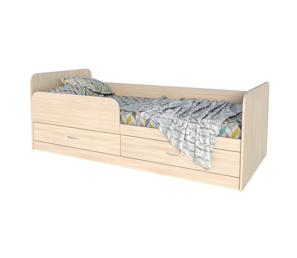 Детская кровать Анеси 5 с выдвижными ящиками (3 варианта цвета) фабрика Интерлиния - фото 2 - id-p189900085