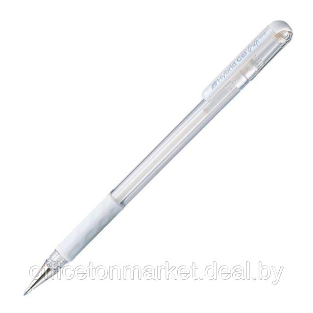 Ручка гелевая "К118", 0.8 мм, белый, стерж. белый - фото 1 - id-p189530359