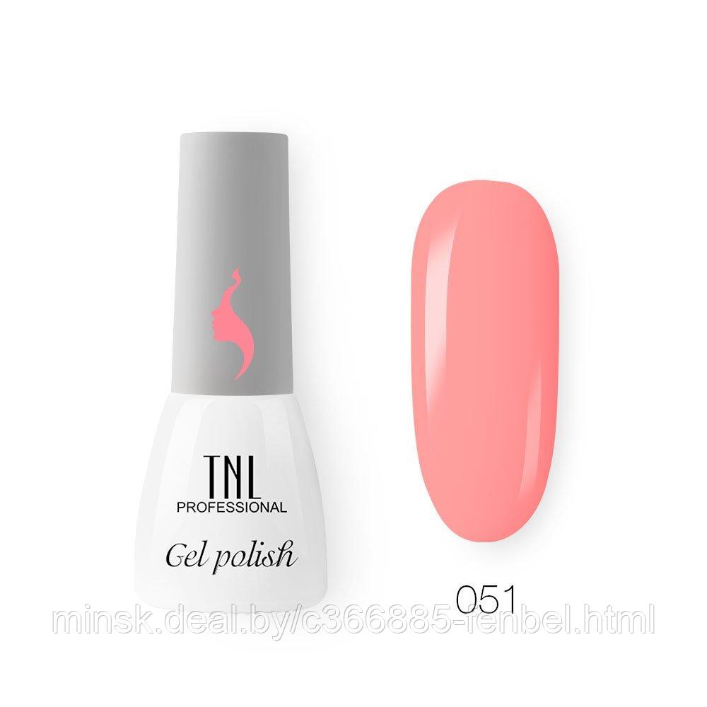 "TNL" Гель-лак "8 Чувств" Mini №051 - коралловая фиалка, 3.5 мл.