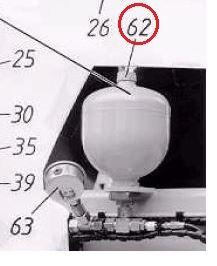 Гидроаккумулятор (710 бар) для свеклоуборочного комбайна Franz kleine SF 10-2 (Кляйн СФ 10-2)