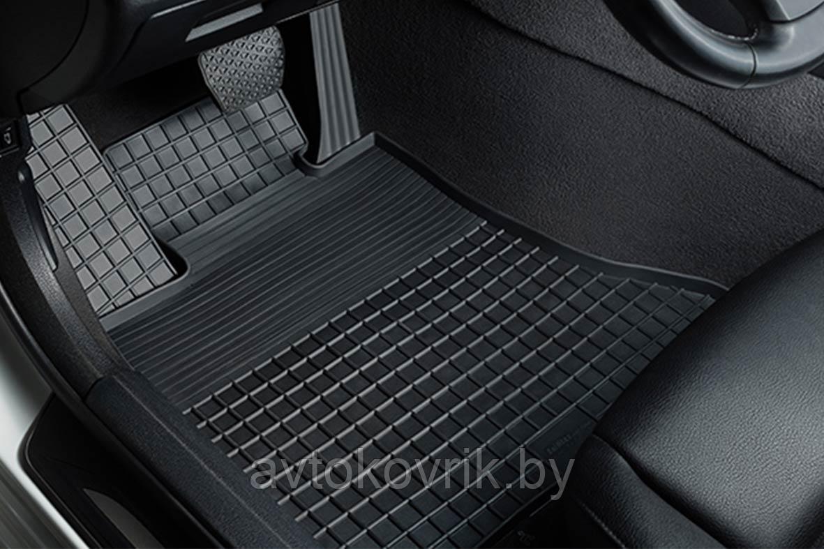 Коврики для Audi A7 II (C8) 2018-н.в.в салон резиновые рисунок сетка - фото 3 - id-p189927402