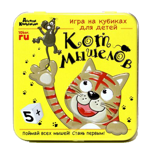 Настольная игра Кот мышелов (Жестяная коробочка). Компания Десятое королевство - фото 1 - id-p189927449