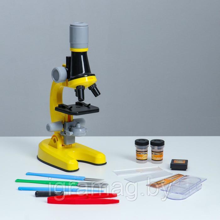 Микроскоп детский с аксессуарами кратность 100/400/1200 подсветка - фото 4 - id-p189927588
