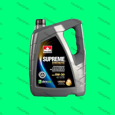 PETRO CANADA 5W30 SUPREME SYNTHETIC - 4 литра — Синтетическое моторное масло — для бензиновых автомобилей