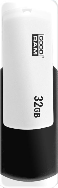 USB Flash GOODRAM UCO2 16GB (черный/белый) [UCO2-0160KWR11] - фото 1 - id-p189928507